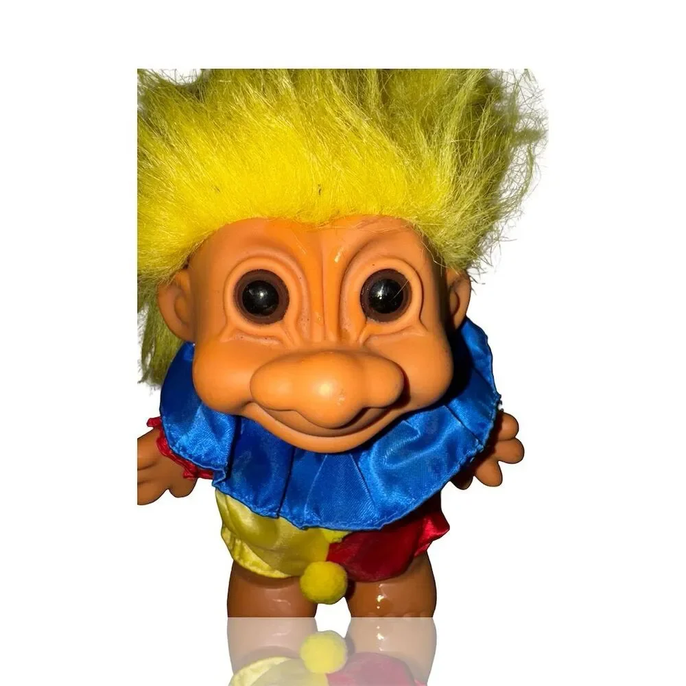 Vintage Russ Troll Doll Clown 7